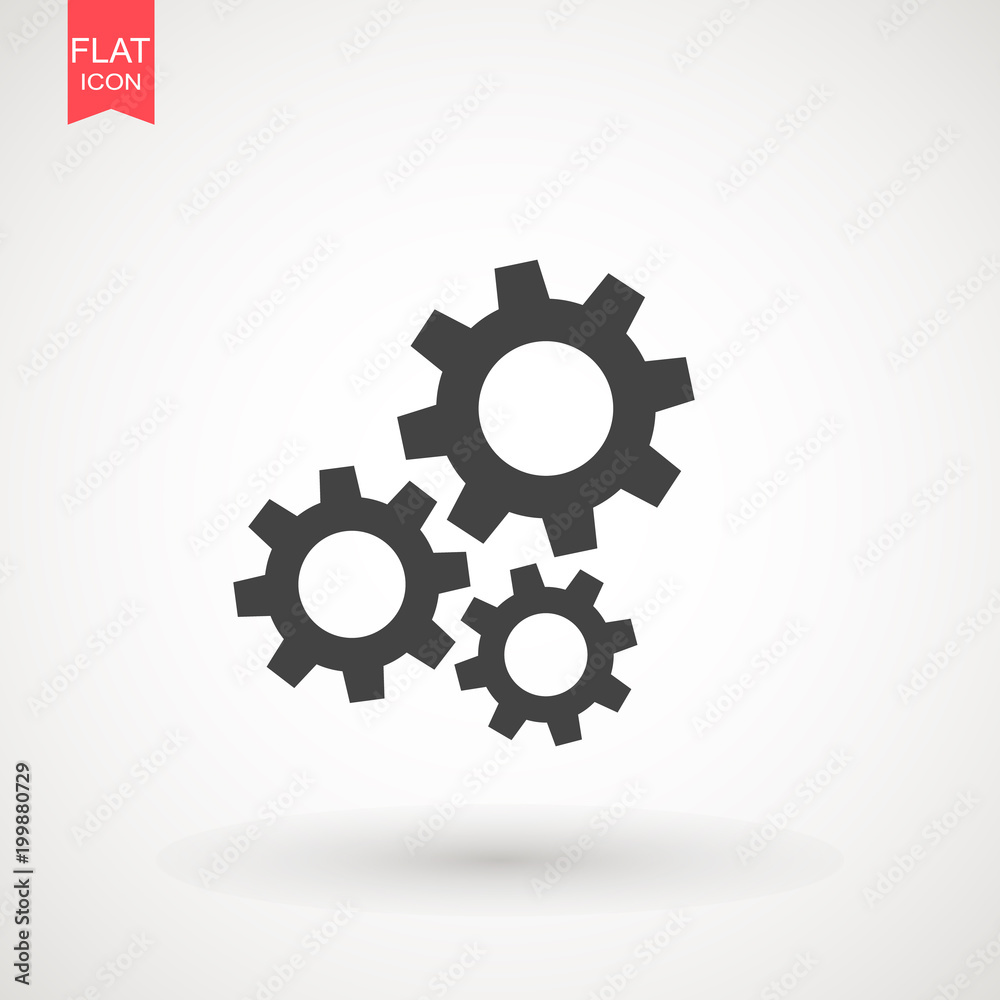 Setting icon vector, Tools, Cog, Gear Sign Isolated on white background. Help options account concept. Trendy Flat style for graphic design, logo , Web site, social media, UI, mobile app, EPS10 Setting icon vector, Tools, Cog, Gear Sign Isolated on white background. Help options account concept. Trendy Flat style for graphic design, logo , Web site, social media, UI, mobile app, EPS10