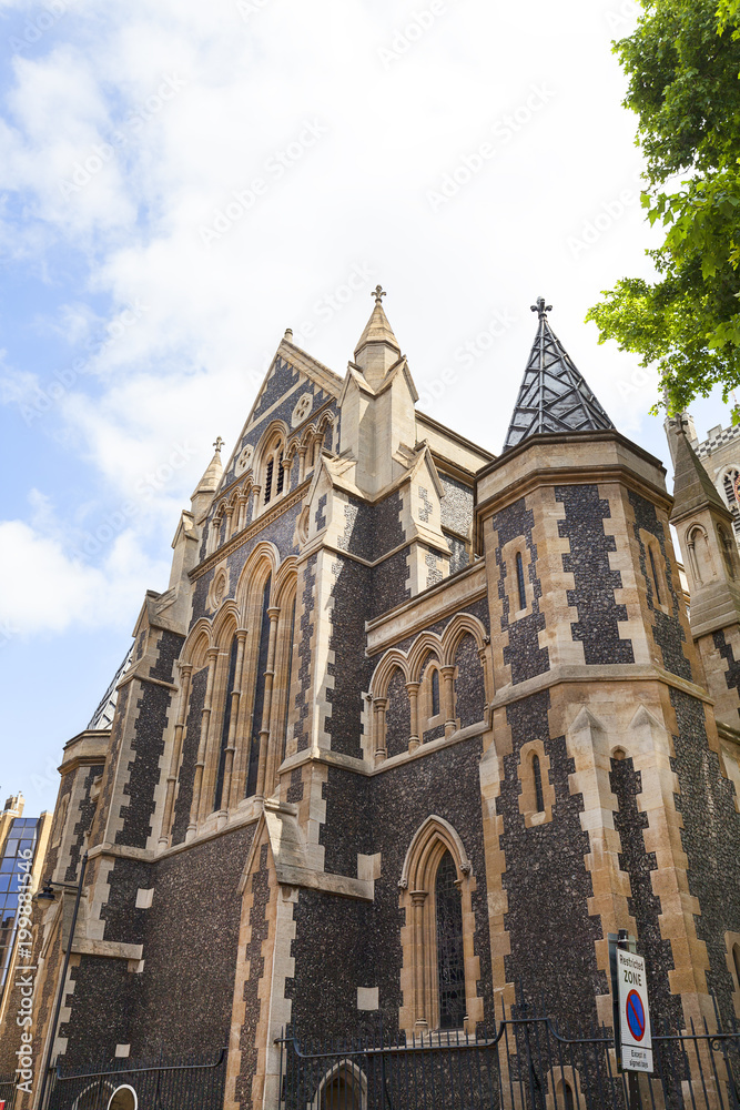 12th century gothic style Southwark Cathedral, London, United Kingdom