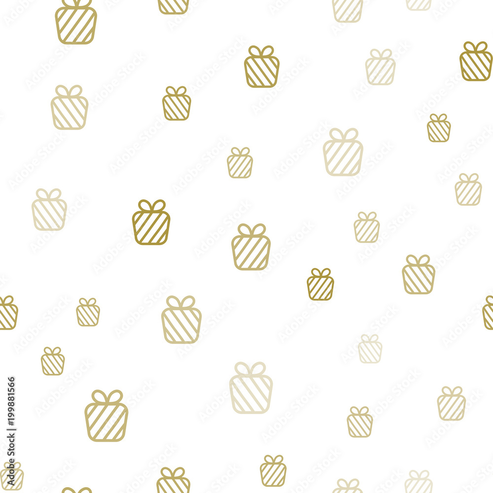 Seamless pattern with chaotic gift. Vector background Seamless pattern with chaotic gift. Vector background
