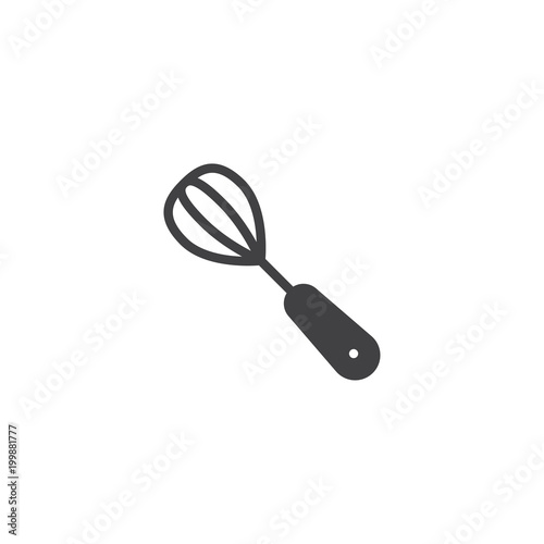 Egg beater vector icon. filled flat sign for mobile concept and web design. Kitchen whisk simple solid icon. Symbol, logo illustration. Pixel perfect vector graphics