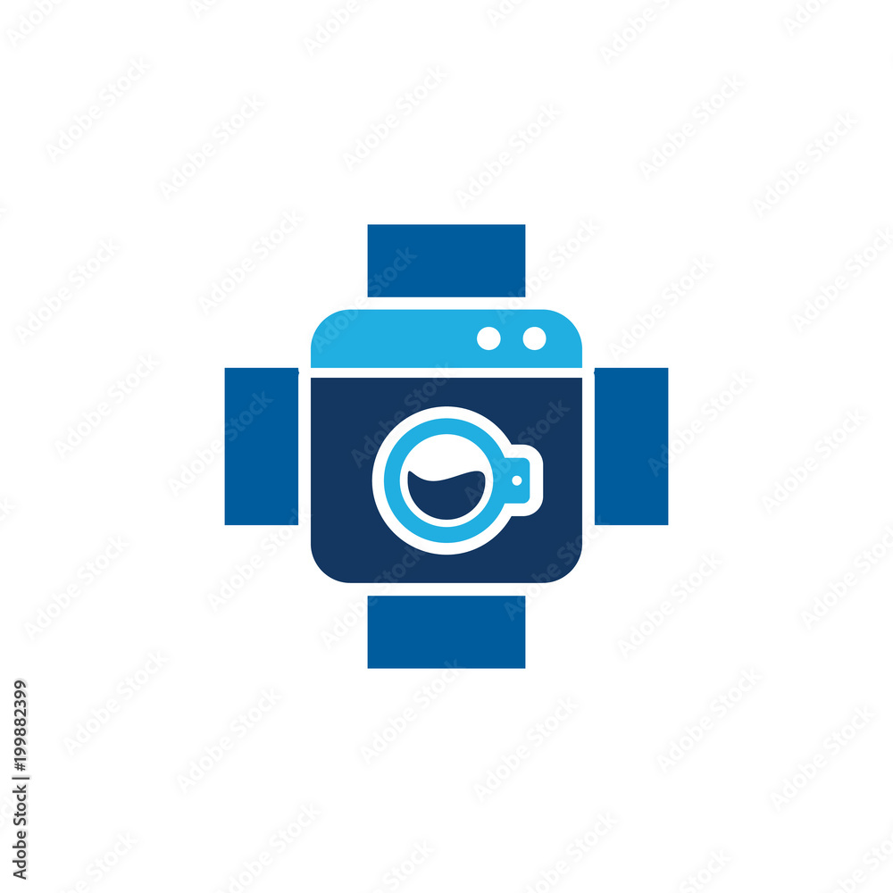 Laundry Medical Logo Icon Design Laundry Medical Logo Icon Design