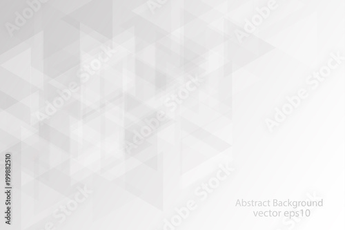 Grey and white triangle abstract background, copy space for presentation product