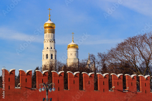 Ivan the Great bell tower on the territory of Moscow Kremlin