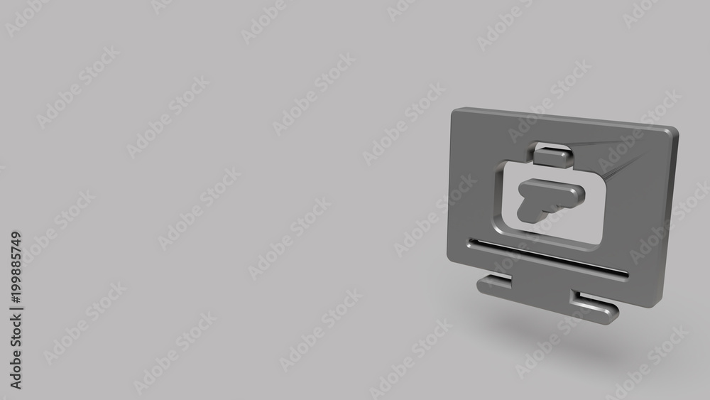 3D Icon of airport x-ray isolated on a grey background. 3D Icon of airport x-ray isolated on a grey background.