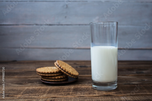 a cookies and milk