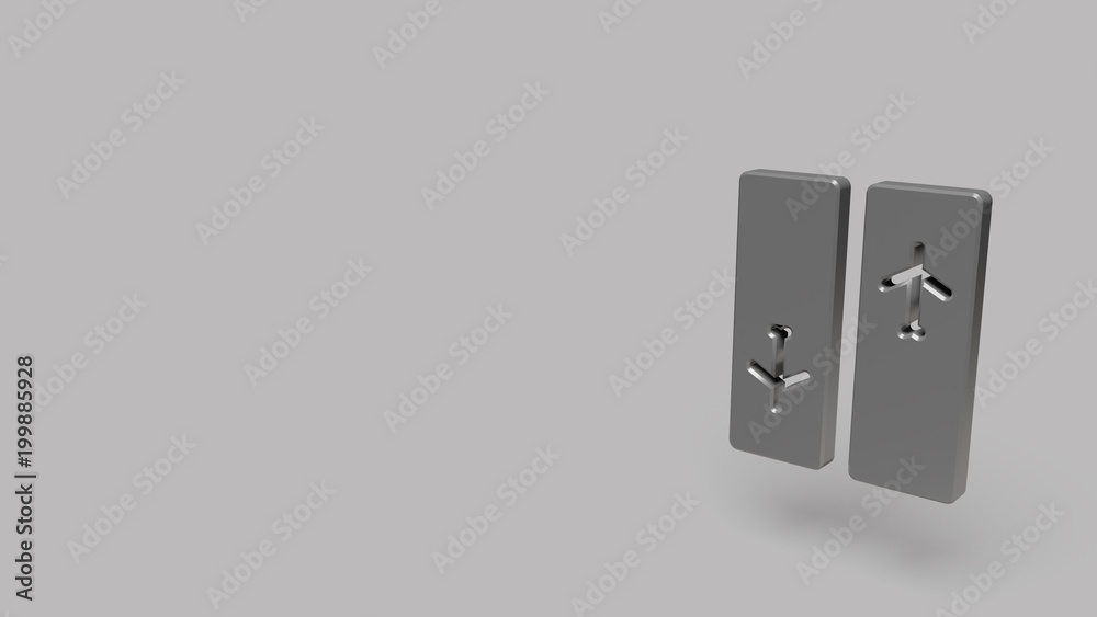 3D Icon of landing runway isolated on a grey background. 3D Icon of landing runway isolated on a grey background.