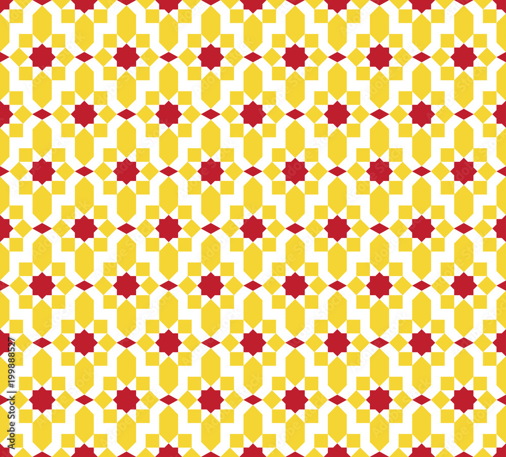 Abstract colorful seamless Islamic pattern Abstract colorful seamless Islamic pattern