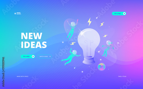 New ideas web banner