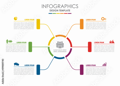 Infographic template. Vector illustration. Can be used for workflow layout, diagram, business step options, banner.