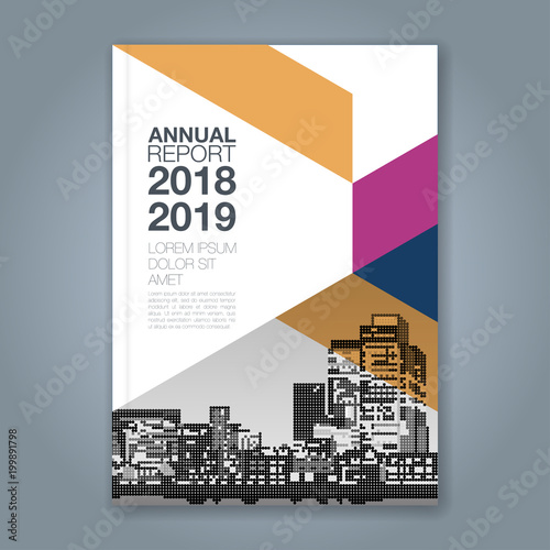 Abstract minimal geometric shapes polygon design background for business annual report book cover brochure flyer poster