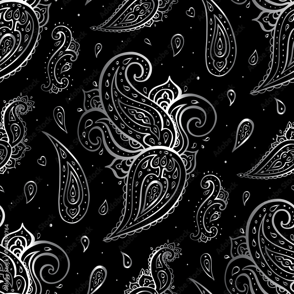 Paisley background. Hand Drawn ornament. Vector illustration Paisley background. Hand Drawn ornament. Vector illustration