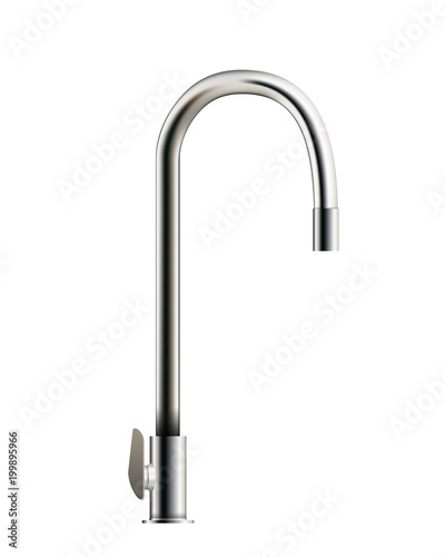 Household faucet vector illustration. Equipment for the water.