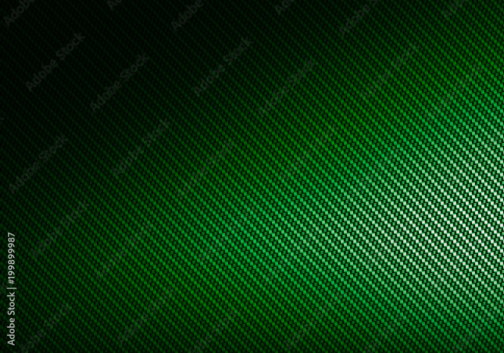 Abstract modern green carbon fiber textured material design for
