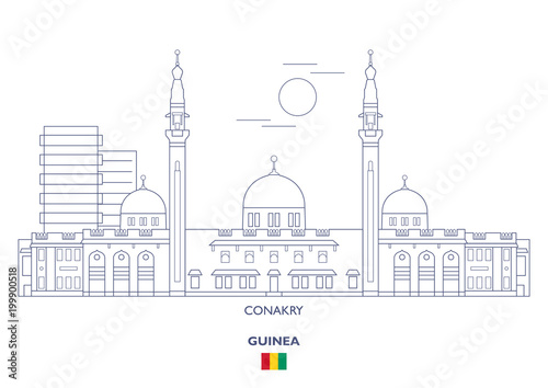 Conakry City Skyline, Guinea