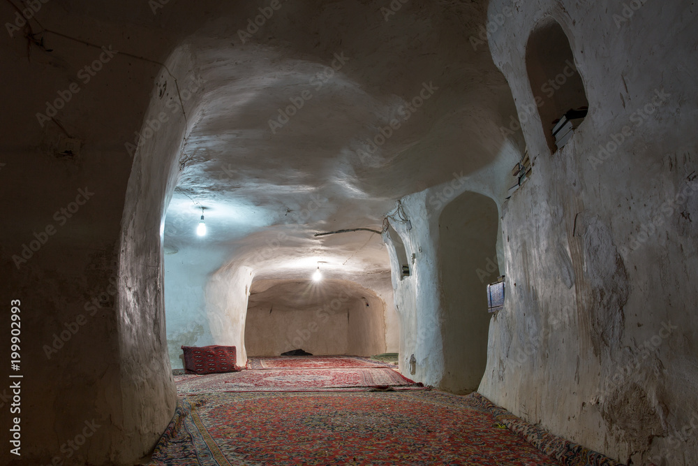 Fototapeta premium Excavated Mosque of Mazar, Bajestan, Khorasan, Iran