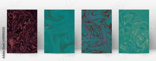 Abstract cover. Modern design template. Adorable suminagashi marble. Minimalistic hipster flyer design. Admirable trendy abstract cover. Vector illustration.