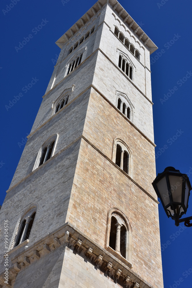Italy, Puglia, Cathedral of Trani, bell tower