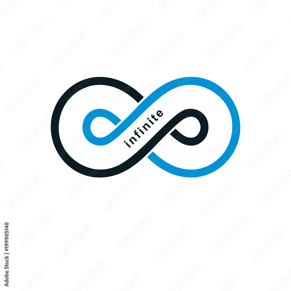 Endless Infinity Loop vector symbol, conceptual logo special design. Endless Infinity Loop vector symbol, conceptual logo special design.