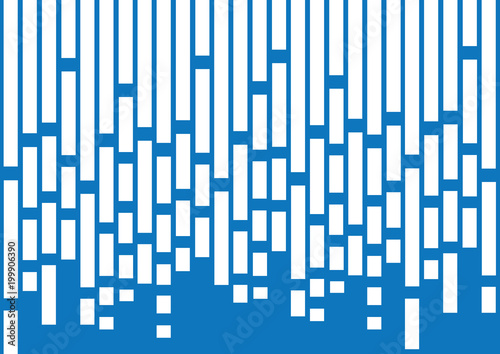 Abstract vector background. White lines isolated on blue background.Simple trendy vector blue and white background.