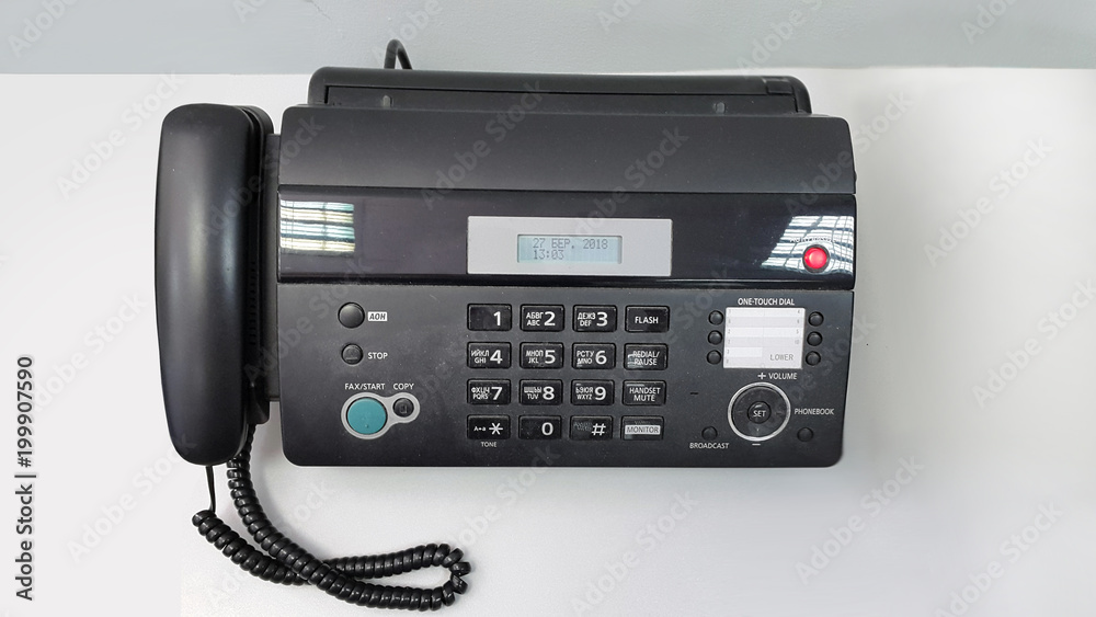 photo of fax machine photo of fax machine
