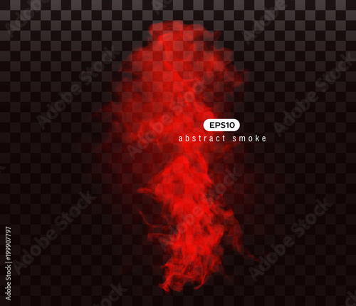 Vector illustration of smoky shape.