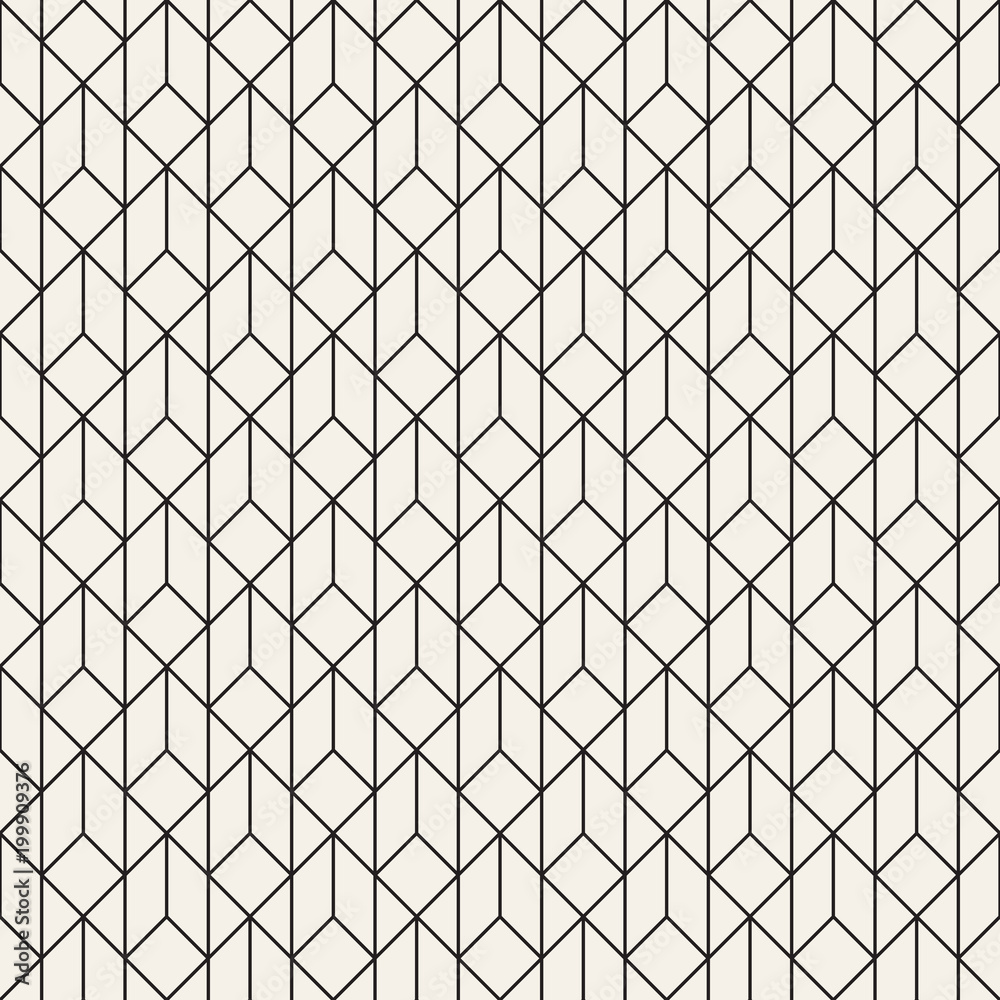 Fototapeta premium Vector seamless pattern. Modern stylish abstract texture. Repeating geometric tiles