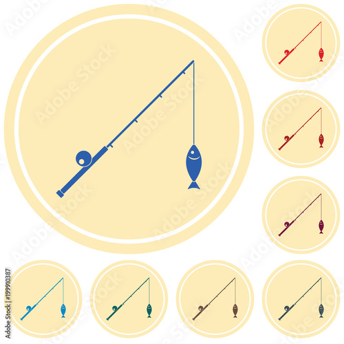 Fishing rod icon