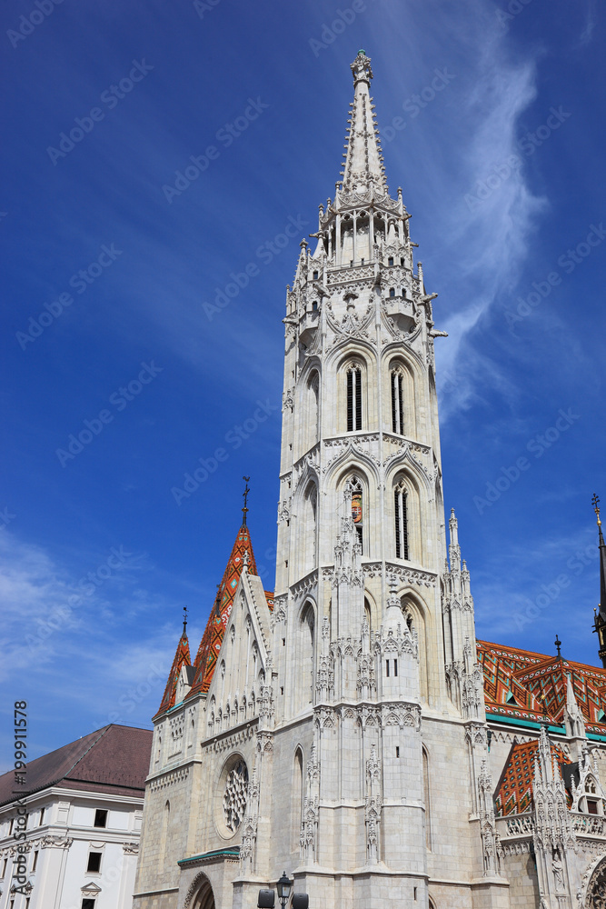 Matthiaskirche im Burgviertel von Budapest, Ungarn