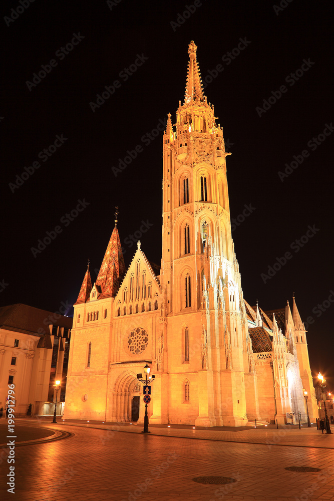 Matthiaskirche im Burgviertel von Budapest, Ungarn
