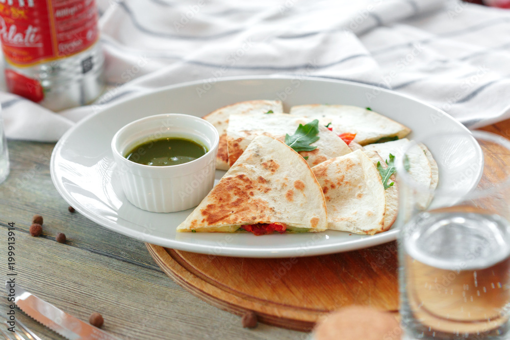 pita bread on a plate pita bread on a plate