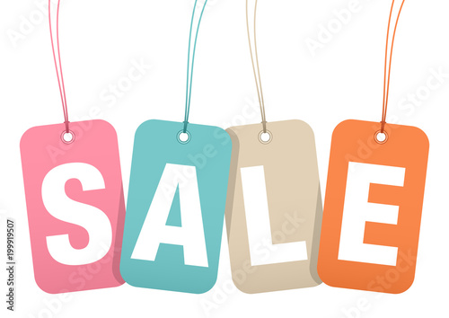 Hangtags "Sale" Retro