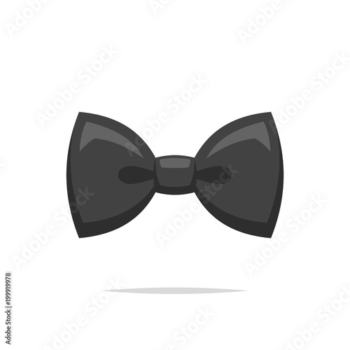 Bow tie vector isolated