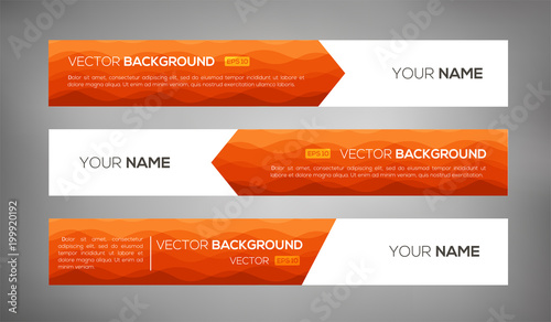 Simple geometric banners 03