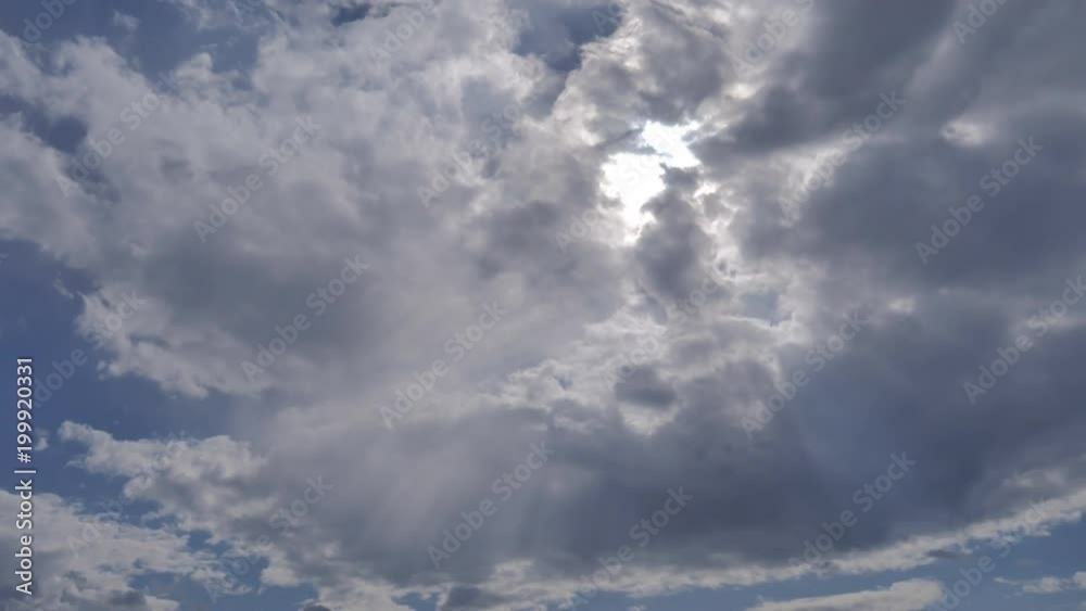 Moving clouds on sky. Nature background. Timelapse. Moving clouds on sky. Nature background. Timelapse.