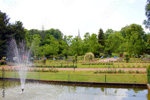 le parc de la pépinière à Nancy