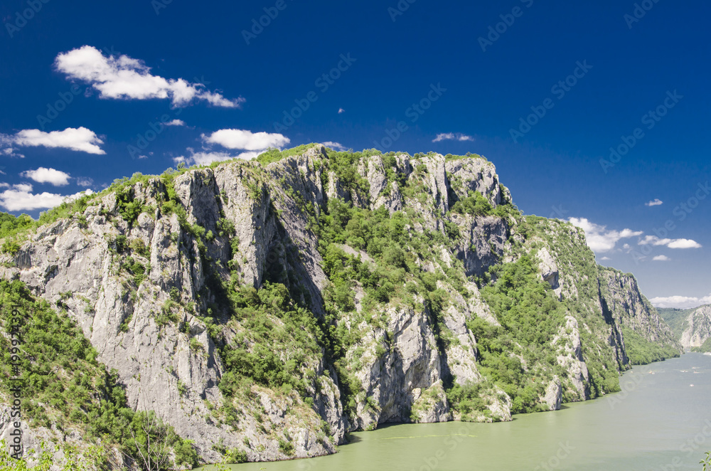Fototapeta premium Danube gorge at Djerdap in Serbia