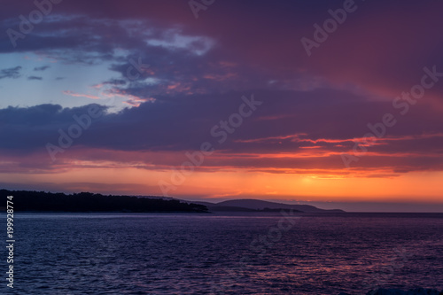 The Dusk on Hvar Island