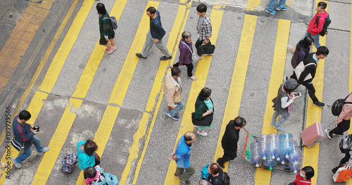 Photography People crossing the road
