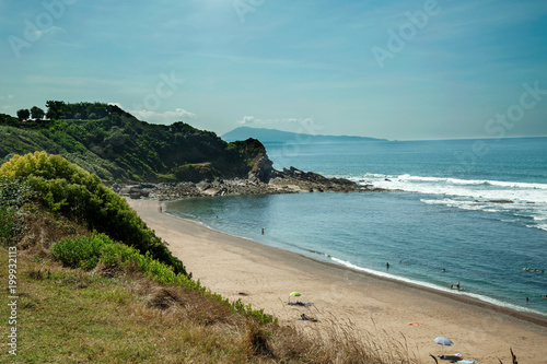 Erromardie surf beach, North of Saint Jean de Luz