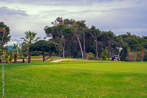 golf course panorama