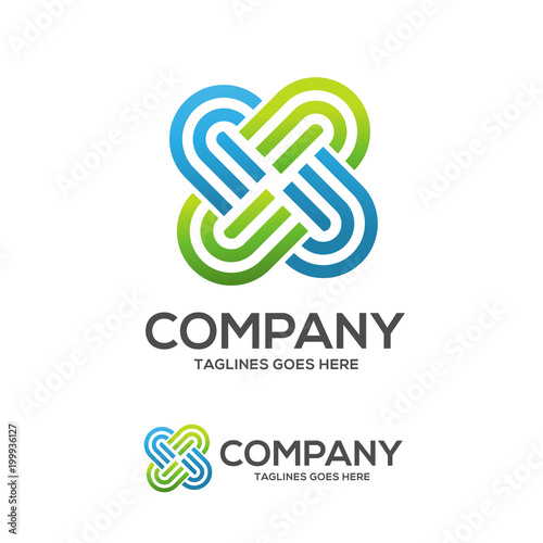 Abstract twisted logo design. Air swirl vector logotype.pinwheel Flat icon isolated