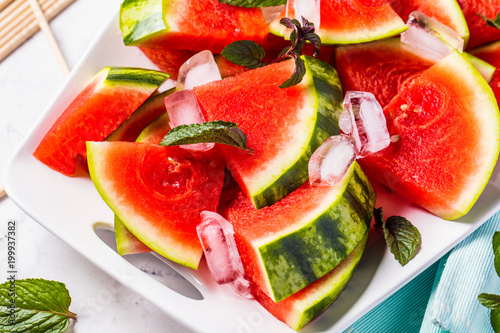 Saftige Wassermelone