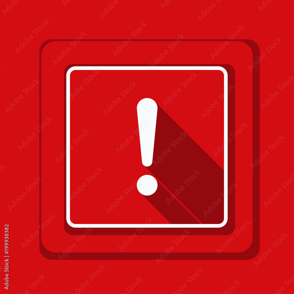 Exclamation Danger sign illustration Exclamation Danger sign illustration
