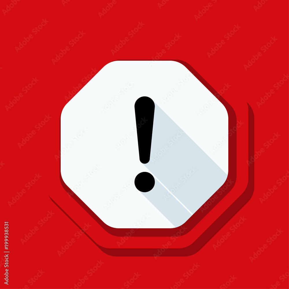 Exclamation Danger sign illustration Exclamation Danger sign illustration