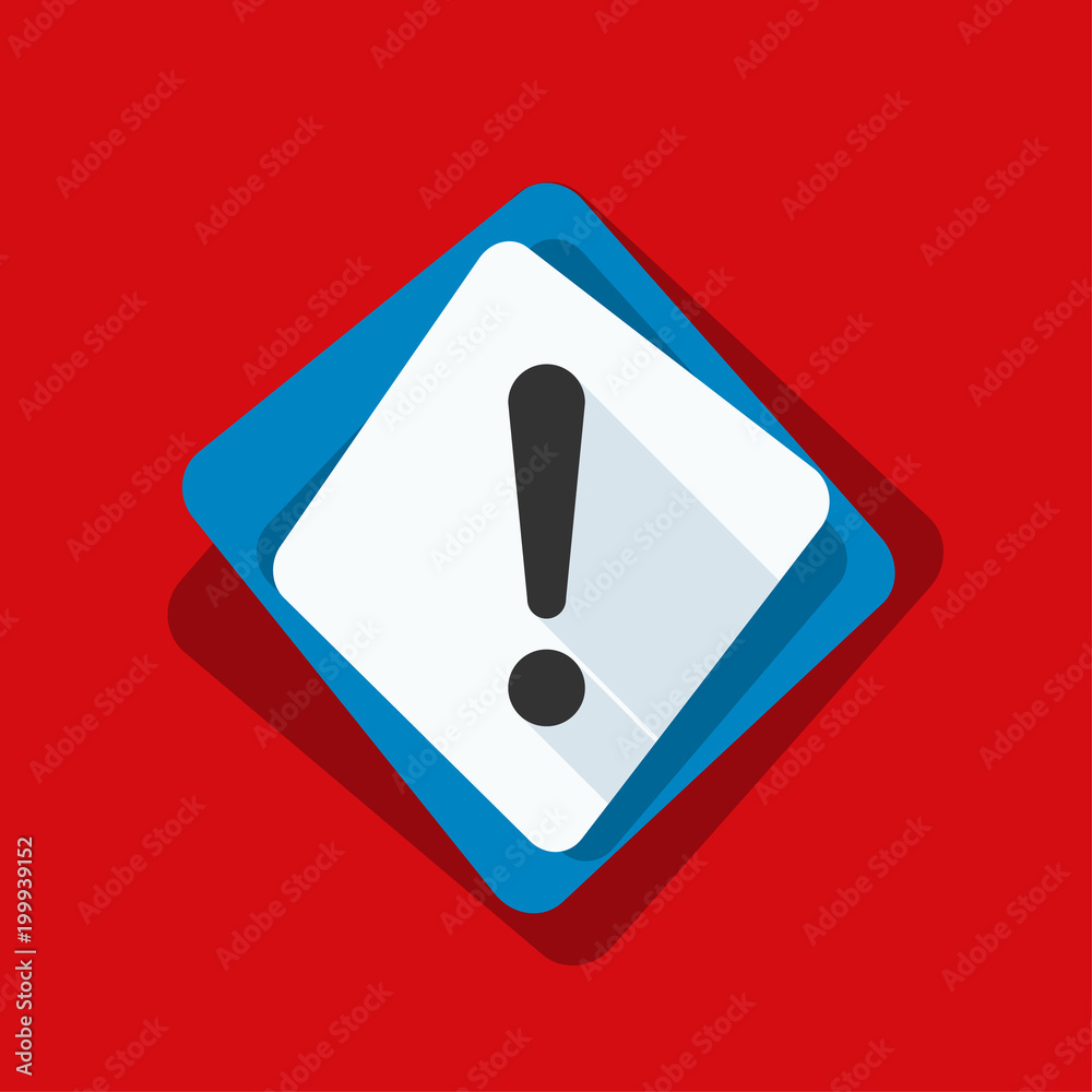 Exclamation Danger sign illustration Exclamation Danger sign illustration