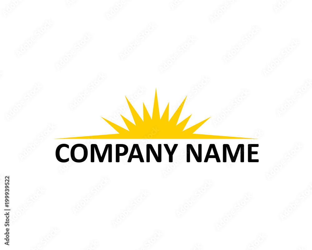 Obraz premium sun logo