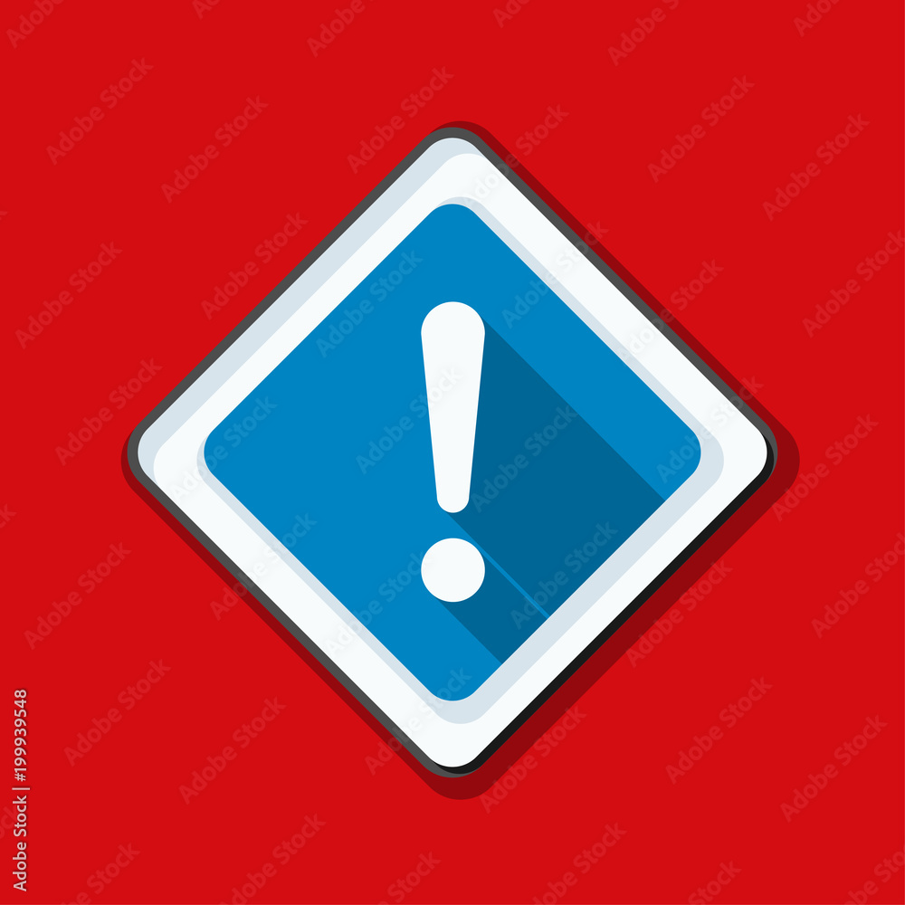 Exclamation Danger sign illustration Exclamation Danger sign illustration