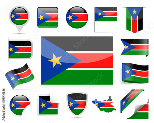 South Sudan Flag Vector Set Free Download South Sudan Flag Vector Set - GFXLoad