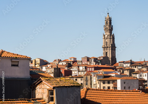 Architecture in the Old Town of Porto in Portugal