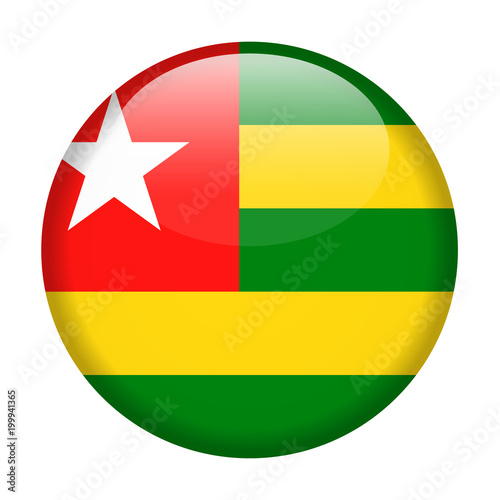 Free Download Togo Flag Vector Round Icon - GFXLoad